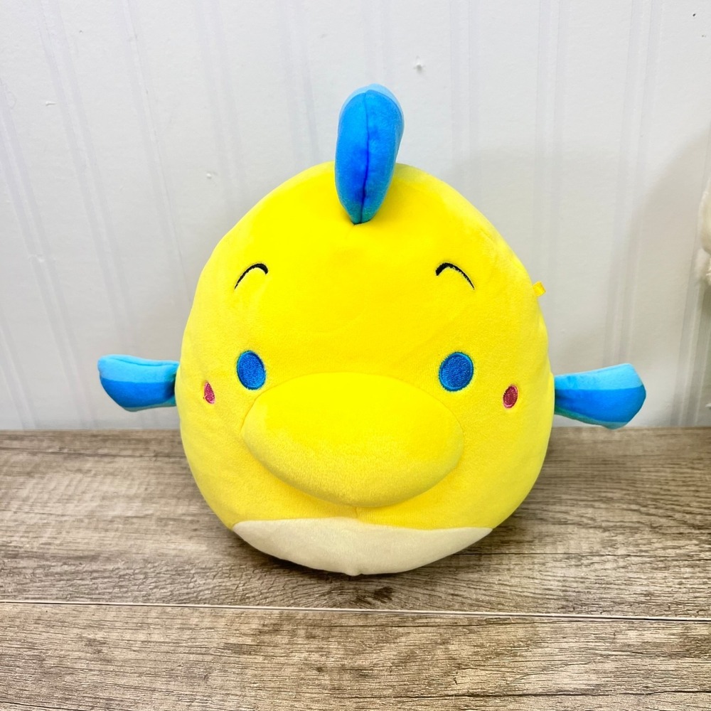 Squishmallows Flounder Disney The Little Mermaid Plush 8" Stuffed Animal